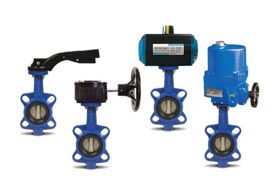 Межфланцевые задвижки типа «БАТТЕРФЛЯЙ» KV-3