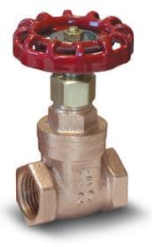 Бронзовый запорный вентиль AYVAZ