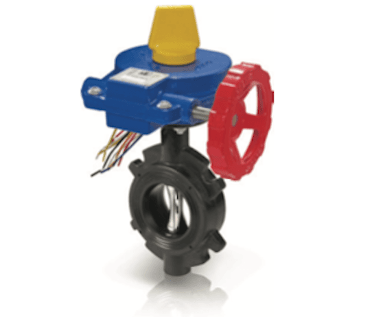 Задвижка типа баттерфляй межфланцевая