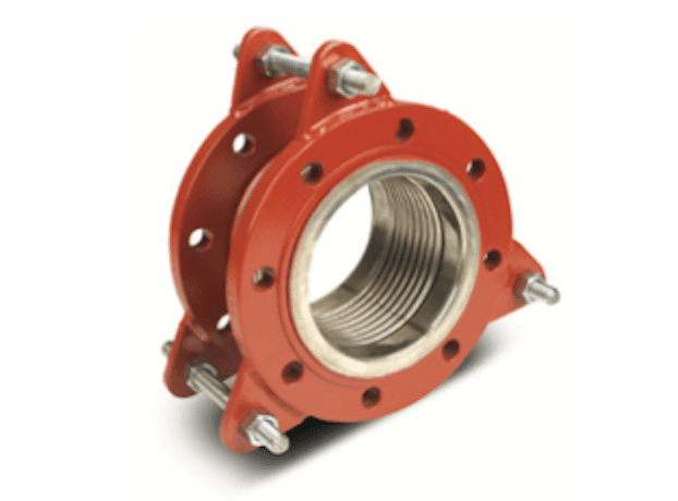 Осевой компенсатор с ограничительным штоком (AISI 321, двухслойный сильфон)