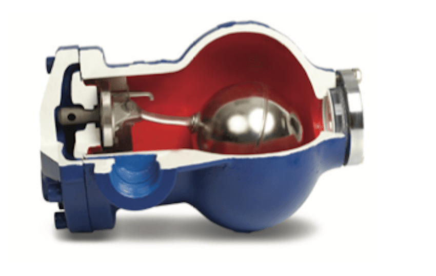 Поплавковый конденсатоотводчик с воздухоотводом AYVAZ SK-55